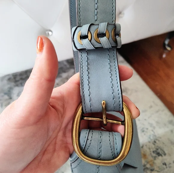 ~~COACH🩵Bleeker Tattersall Bag~~ - Picture 4 of 14